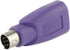 USB to PS2 Adapter 2PCS Purple USB Female to PS/2 Male Converter Adapter for Mouse and Keyboard...